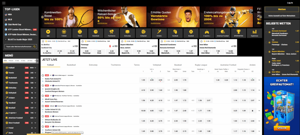 Zet Casino Betting