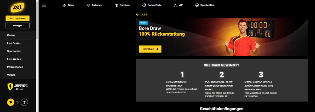 Zet Casino Login German
